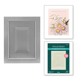 SPELLBINDERS SPELLBINDERS YANA SMAKULA YANA'S DAISIES COLLECTION MOLDED FRAME 3D EMBOSSING FOLDER