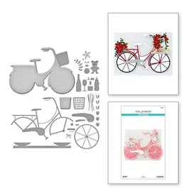 SPELLBINDERS SPELLBINDERS BIBI CAMERON BIG BICYCLE BIBI'S CATS AND PUGS COLLECTION DIE SET