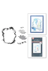 SPELLBINDERS SPELLBINDERS BETTERPRESS SOCIETY JUNE 2025 ADD-ON SEA BUBBLE BORDER PRESS PLATE & DIE SET