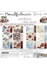 CRAFT O'CLOCK CRAFT O'CLOCK MINDFULNESS TIME 8x8 MIX PAPER PAD 24 SHEETS