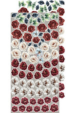 CRAFT O'CLOCK CRAFT O'CLOCK MINDFULNESS TIME EXTRAS SET-  FLOWERS 6x12 COLLECTION PACK 18 SHEETS