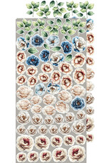 CRAFT O'CLOCK CRAFT O'CLOCK MINDFULNESS TIME EXTRAS SET-  FLOWERS 6x12 COLLECTION PACK 18 SHEETS