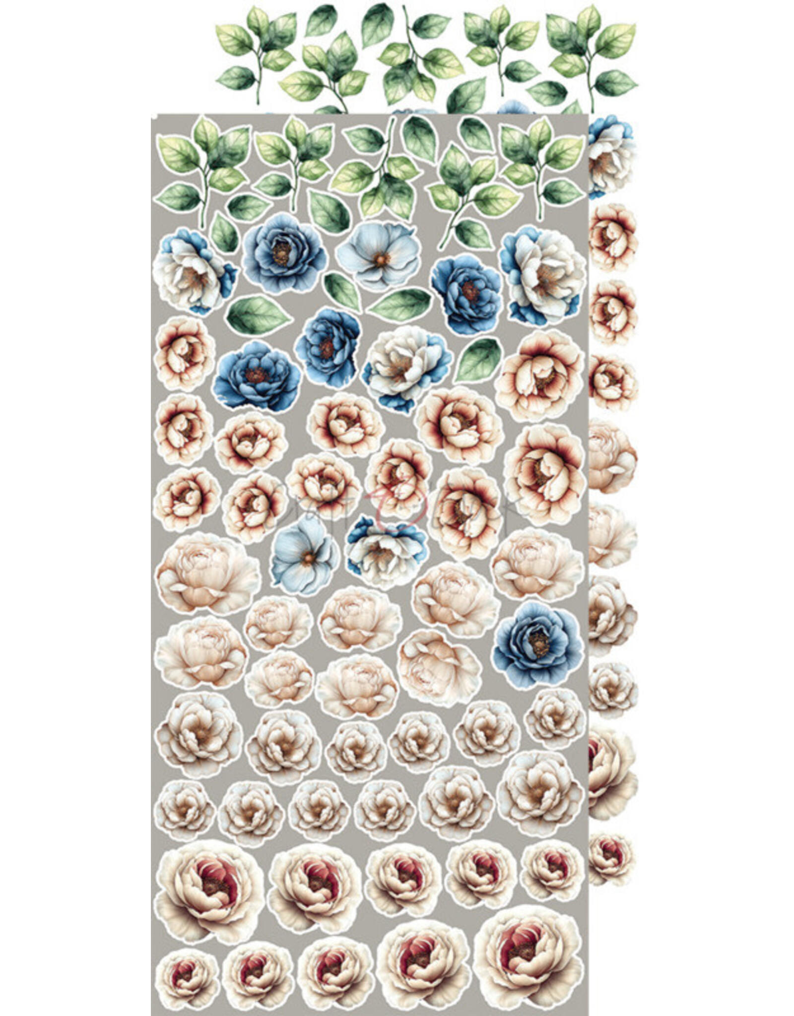 CRAFT O'CLOCK CRAFT O'CLOCK MINDFULNESS TIME EXTRAS SET-  FLOWERS 6x12 COLLECTION PACK 18 SHEETS