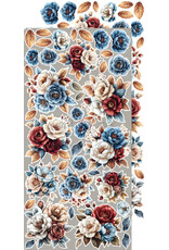 CRAFT O'CLOCK CRAFT O'CLOCK MINDFULNESS TIME EXTRAS SET-  FLOWERS 6x12 COLLECTION PACK 18 SHEETS