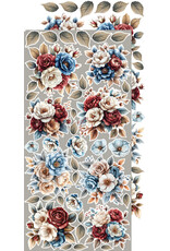 CRAFT O'CLOCK CRAFT O'CLOCK MINDFULNESS TIME EXTRAS SET-  FLOWERS 6x12 COLLECTION PACK 18 SHEETS