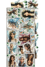 CRAFT O'CLOCK CRAFT O'CLOCK MINDFULNESS TIME EXTRAS SET-  FLOWERS 6x12 COLLECTION PACK 18 SHEETS