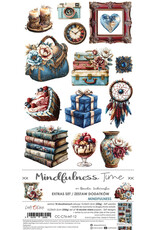 CRAFT O'CLOCK CRAFT O'CLOCK MINDFULNESS TIME EXTRAS SET-  MINDFULNESS 6x12 COLLECTION PACK 18 SHEETS