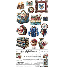 CRAFT O'CLOCK CRAFT O'CLOCK MINDFULNESS TIME EXTRAS SET-  MINDFULNESS 6x12 COLLECTION PACK 18 SHEETS