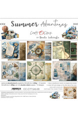 CRAFT O'CLOCK CRAFT O'CLOCK SUMMER ADVENTURES 12x12 PAPER PAD 6 SHEETS