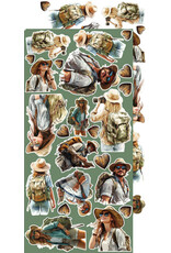 CRAFT O'CLOCK CRAFT O'CLOCK SUMMER ADVENTURES EXTRAS SET-  TRIP & ADVENTURE 6x12 COLLECTION PACK 18 SHEETS