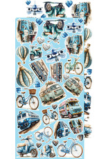 CRAFT O'CLOCK CRAFT O'CLOCK SUMMER ADVENTURES EXTRAS SET - CHILL & RELAX 6x12 COLLECTION PACK 18 SHEETS