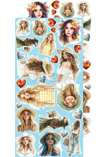 CRAFT O'CLOCK CRAFT O'CLOCK SUMMER ADVENTURES EXTRAS SET - CHILL & RELAX 6x12 COLLECTION PACK 18 SHEETS