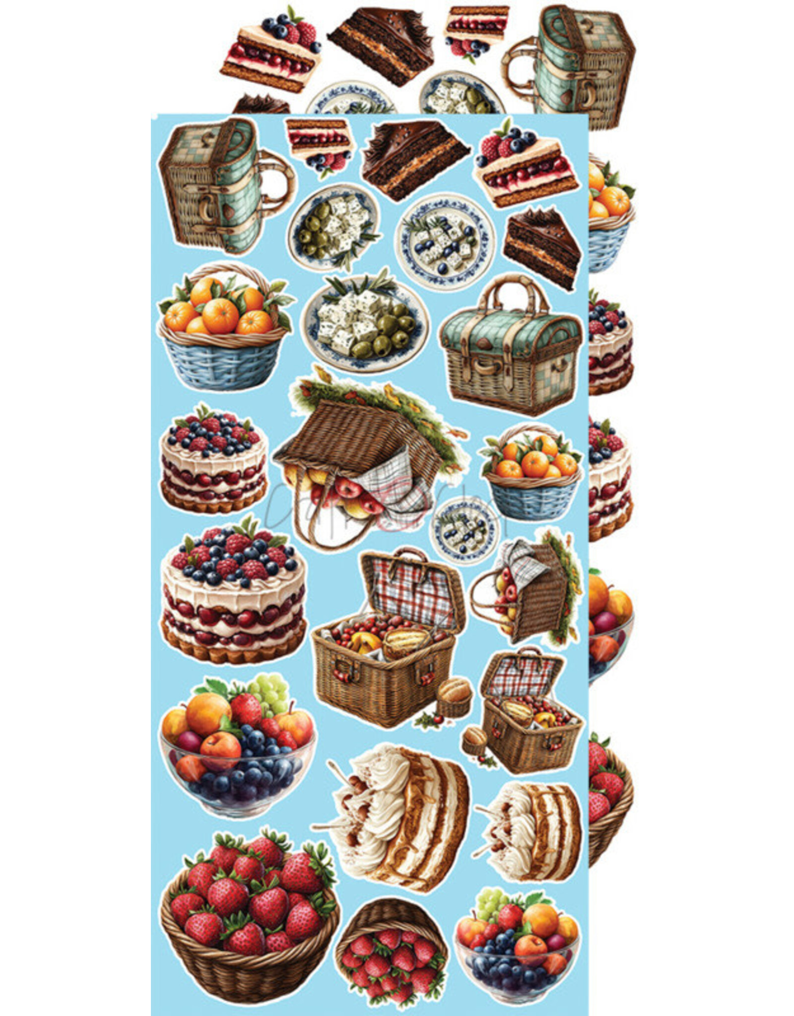 CRAFT O'CLOCK CRAFT O'CLOCK SUMMER ADVENTURES EXTRAS SET - CHILL & RELAX 6x12 COLLECTION PACK 18 SHEETS