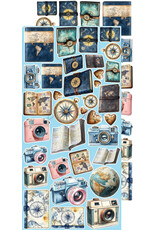 CRAFT O'CLOCK CRAFT O'CLOCK SUMMER ADVENTURES EXTRAS SET - CHILL & RELAX 6x12 COLLECTION PACK 18 SHEETS
