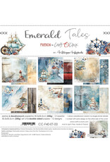 CRAFT O'CLOCK CRAFT O'CLOCK EMERALD TALES 12x12 PAPER PAD 6 SHEETS