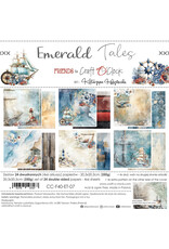 CRAFT O'CLOCK CRAFT O'CLOCK EMERALD TALES 8x8 PAPER PAD 24 SHEETS