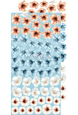 CRAFT O'CLOCK CRAFT O'CLOCK EMERALD TALES EXTRAS SET - FLOWERS 6x12 COLLECTION PACK 18 SHEETS