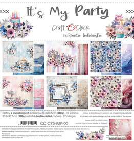 CRAFT O'CLOCK CRAFT O'CLOCK IT'S MY PARTY 12x12 PAPER PAD 6 SHEETS