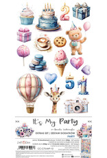 CRAFT O'CLOCK CRAFT O'CLOCK IT'S MY PARTY EXTRAS SET - PARTY 6x12 COLLECTION PACK 18 SHEETS