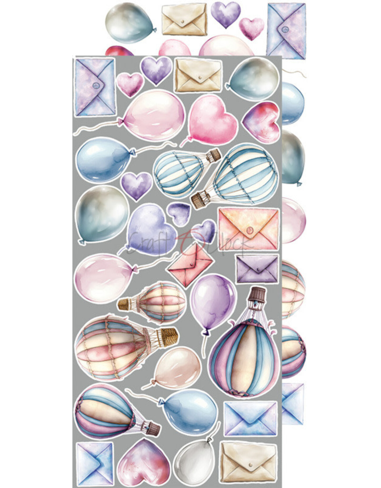 CRAFT O'CLOCK CRAFT O'CLOCK IT'S MY PARTY EXTRAS SET - PARTY 6x12 COLLECTION PACK 18 SHEETS
