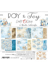 CRAFT O'CLOCK CRAFT O'CLOCK BOY & TOY 8x8 PAPER PAD 24 SHEETS