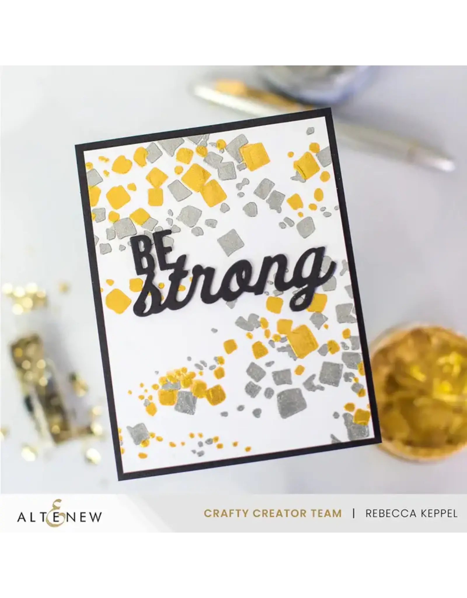 ALTENEW ALTENEW ANTIQUE SILVER SHIMMER RELIEF PASTE