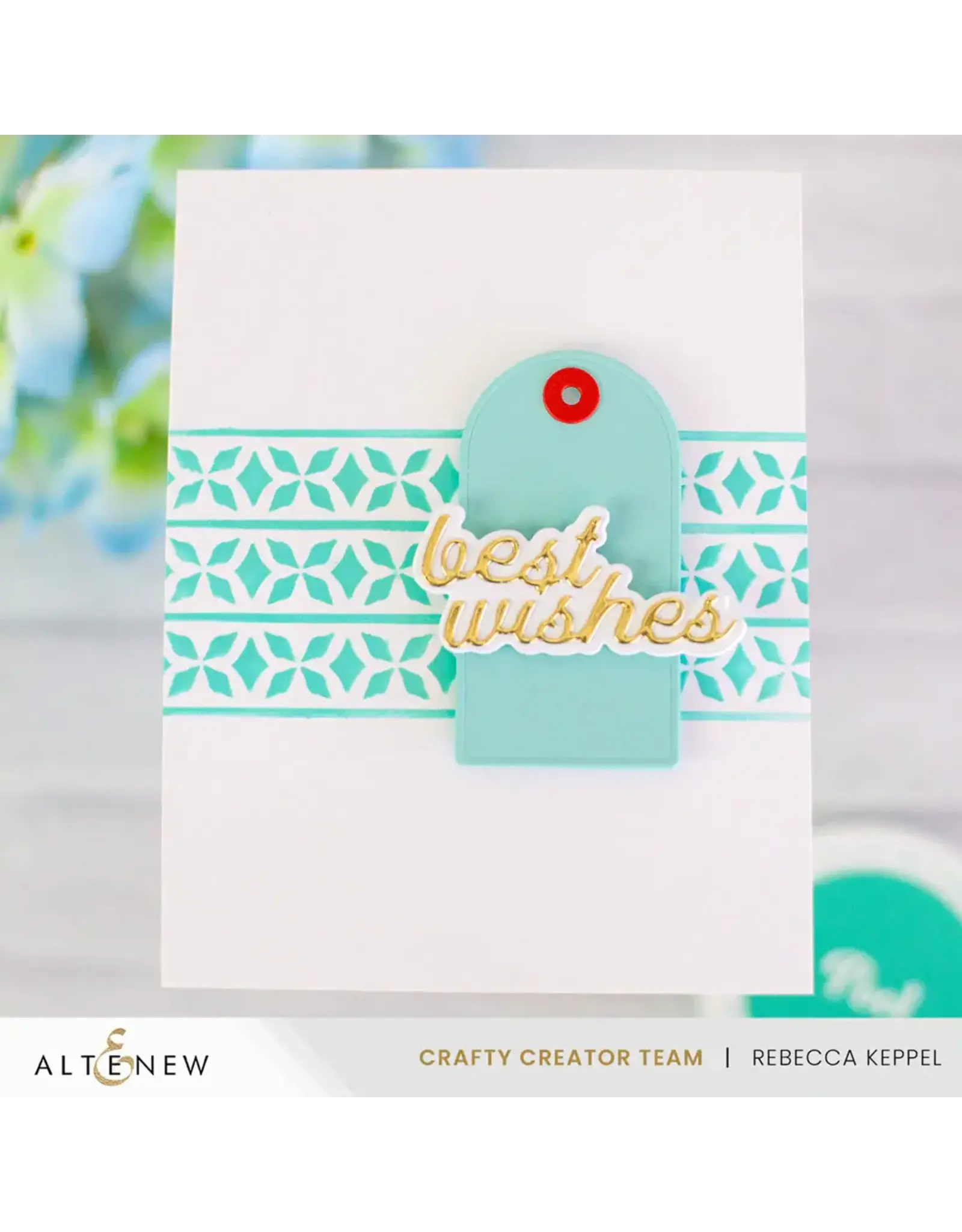 ALTENEW ALTENEW BEST WISHES TAGS DIE SET