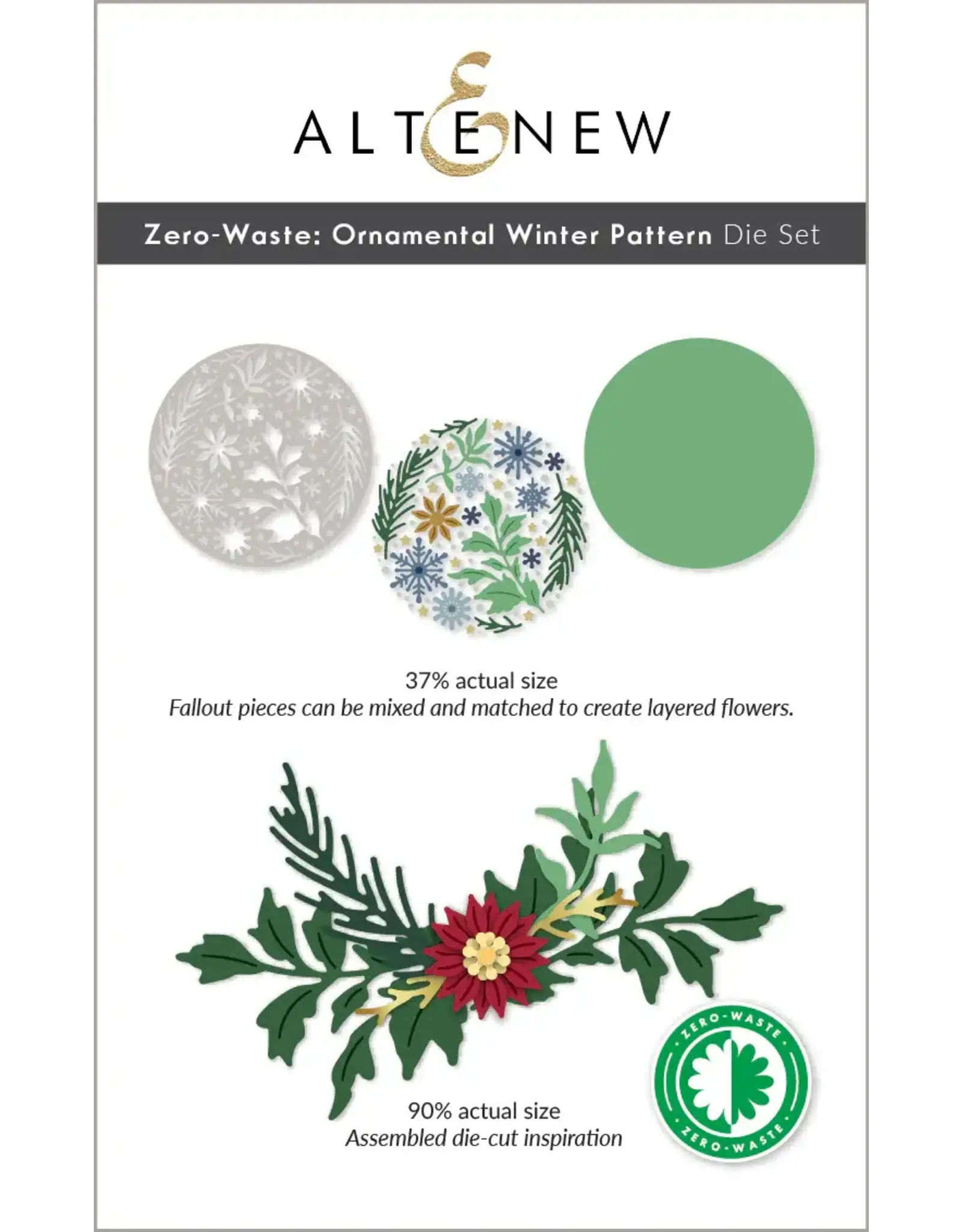 ALTENEW ALTENEW ZERO-WASTE: ORNAMENTAL WINTER PATTERN DIE SET