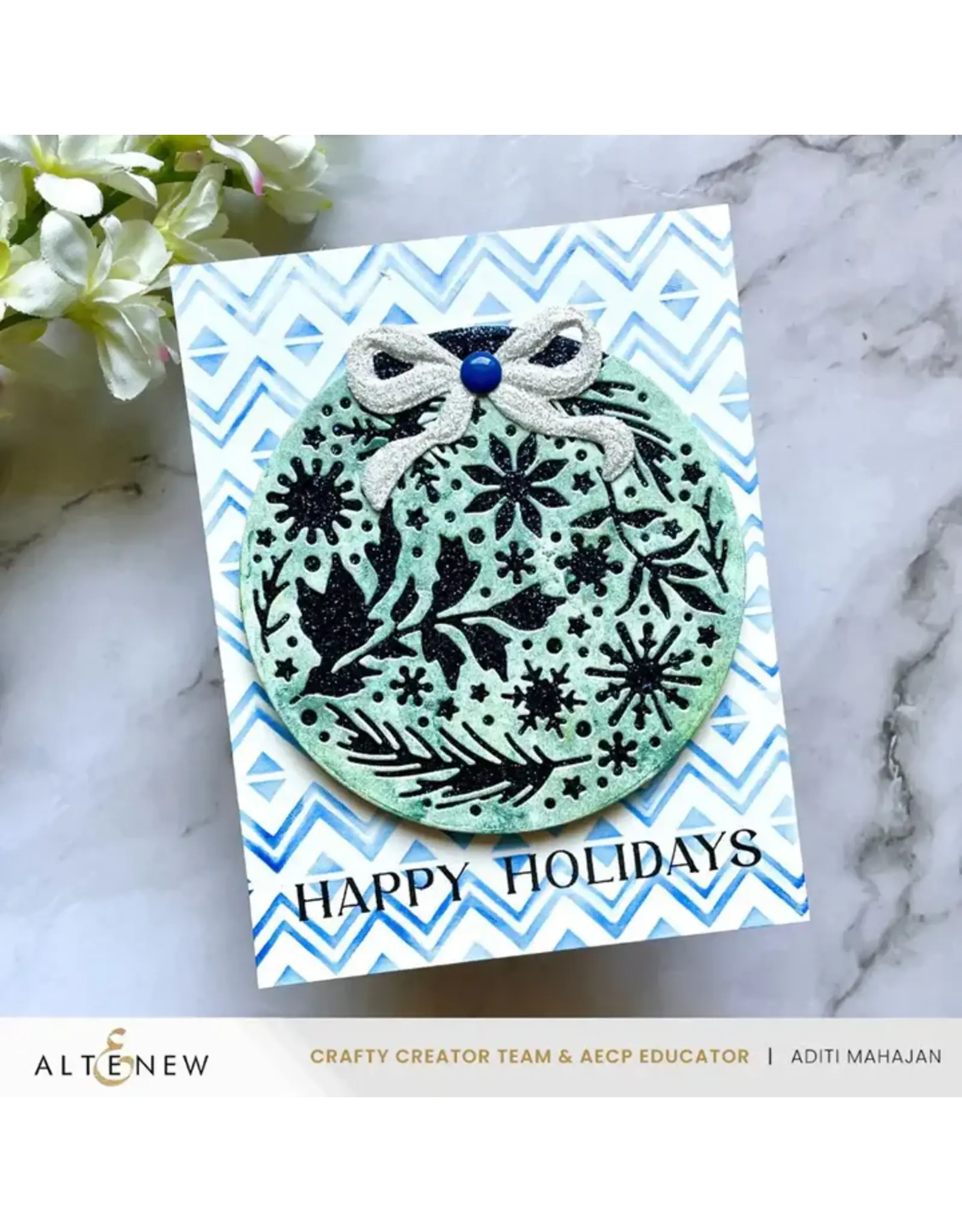 ALTENEW ALTENEW ZERO-WASTE: ORNAMENTAL WINTER PATTERN DIE SET