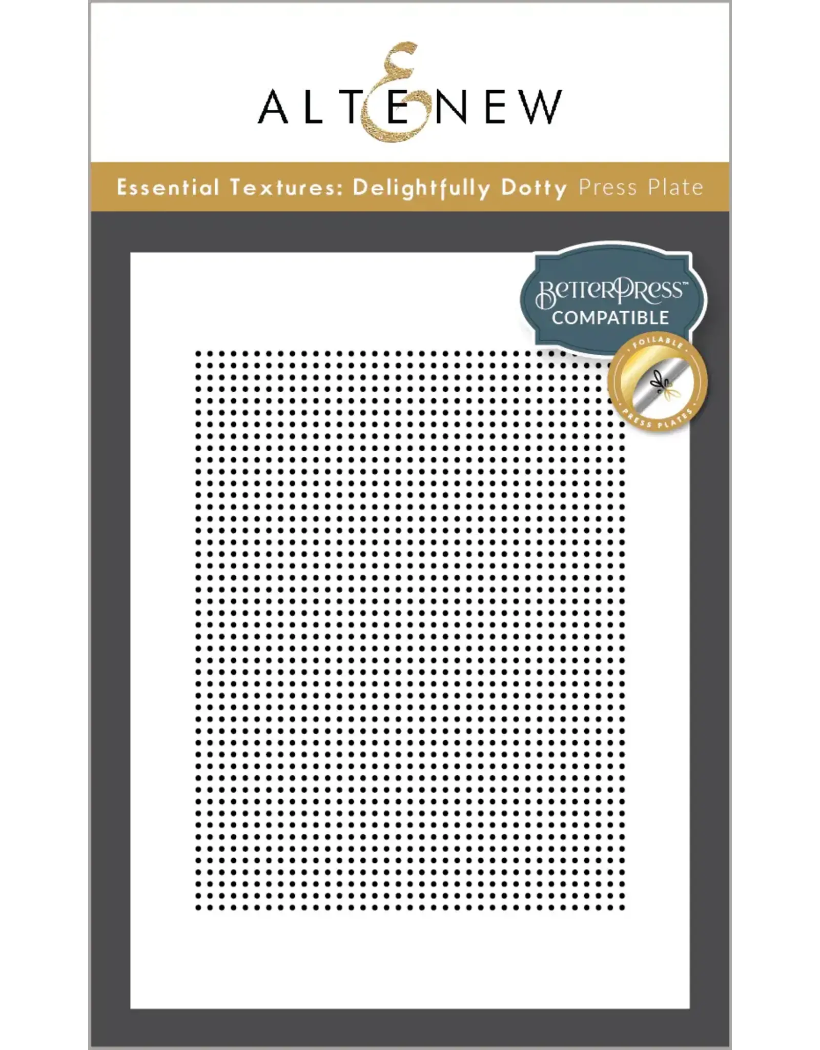 ALTENEW ALTENEW BETTERPRESS ESSENTIAL TEXTURES: DELIGHTFULLY DOTTY PRESS PLATE