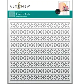 ALTENEW ALTENEW SWEATER KNITS 6x6 BACKGROUND STENCIL