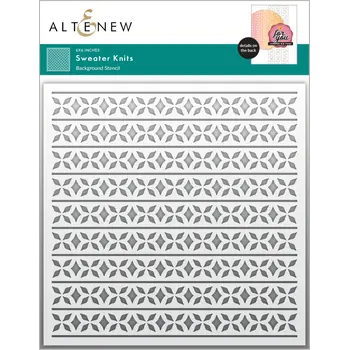 ALTENEW ALTENEW SWEATER KNITS 6x6 BACKGROUND STENCIL