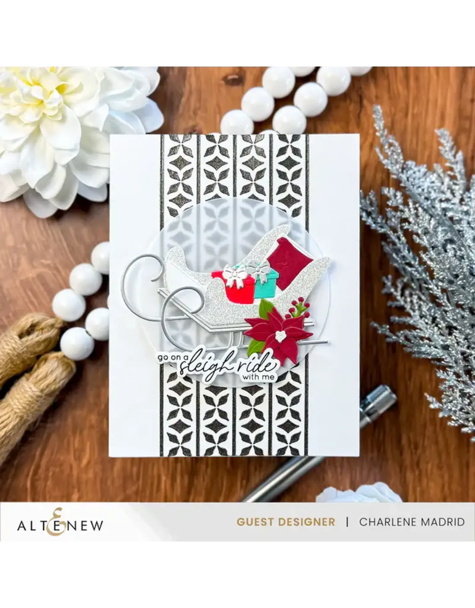 ALTENEW ALTENEW SWEATER KNITS 6x6 BACKGROUND STENCIL