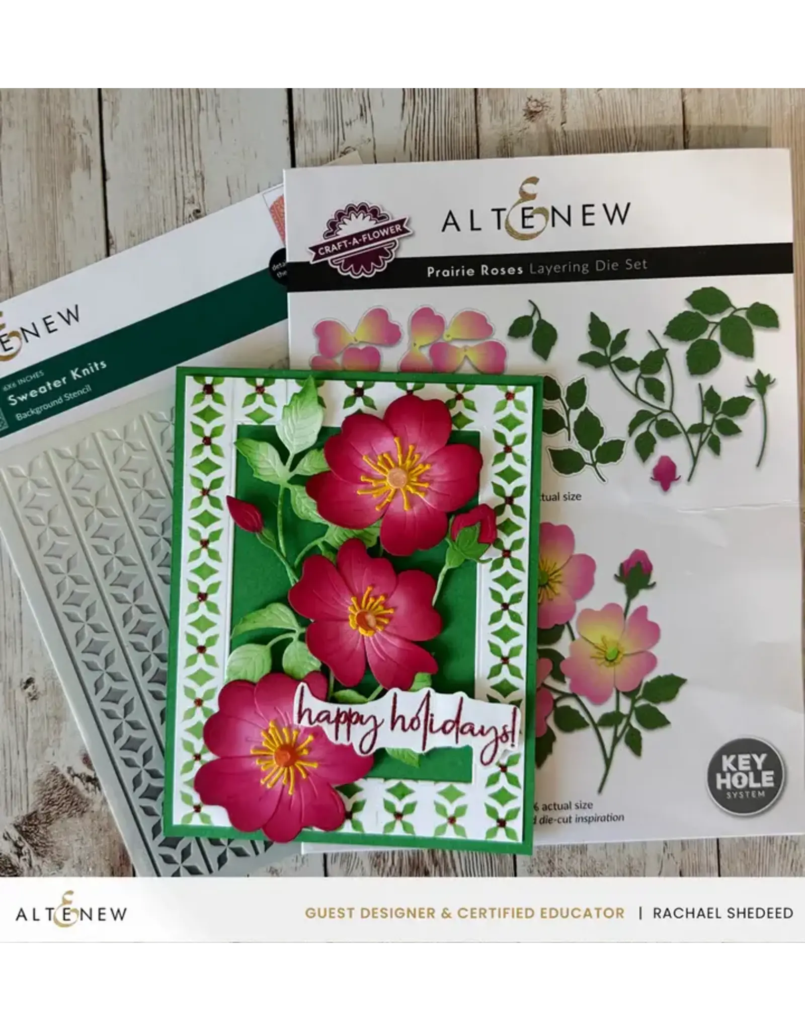 ALTENEW ALTENEW SWEATER KNITS 6x6 BACKGROUND STENCIL