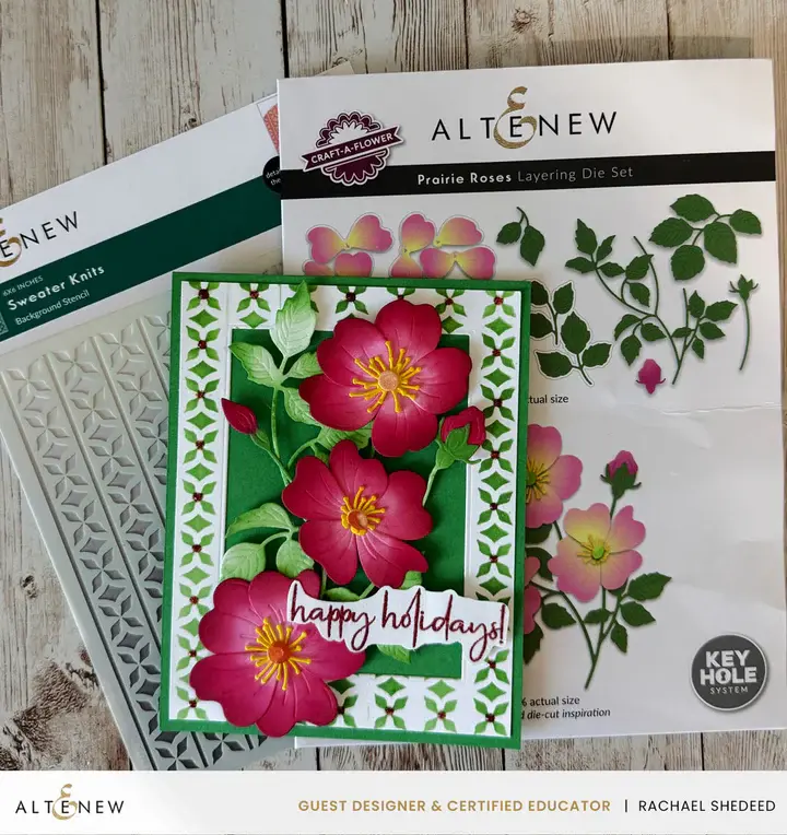 ALTENEW ALTENEW SWEATER KNITS 6x6 BACKGROUND STENCIL