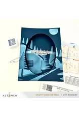 ALTENEW ALTENEW ABSTRACT VILLAGE BUILDER STENCIL SET 4/PK