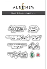 ALTENEW ALTENEW SLEIGH RIDE GREETINGS DIE SET