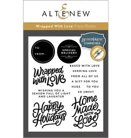 ALTENEW ALTENEW BETTERPRESS WRAPPED WITH LOVE PRESS PLATES