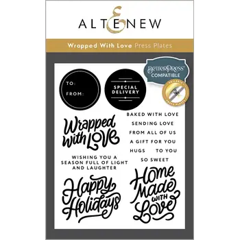 ALTENEW ALTENEW BETTERPRESS WRAPPED WITH LOVE PRESS PLATES