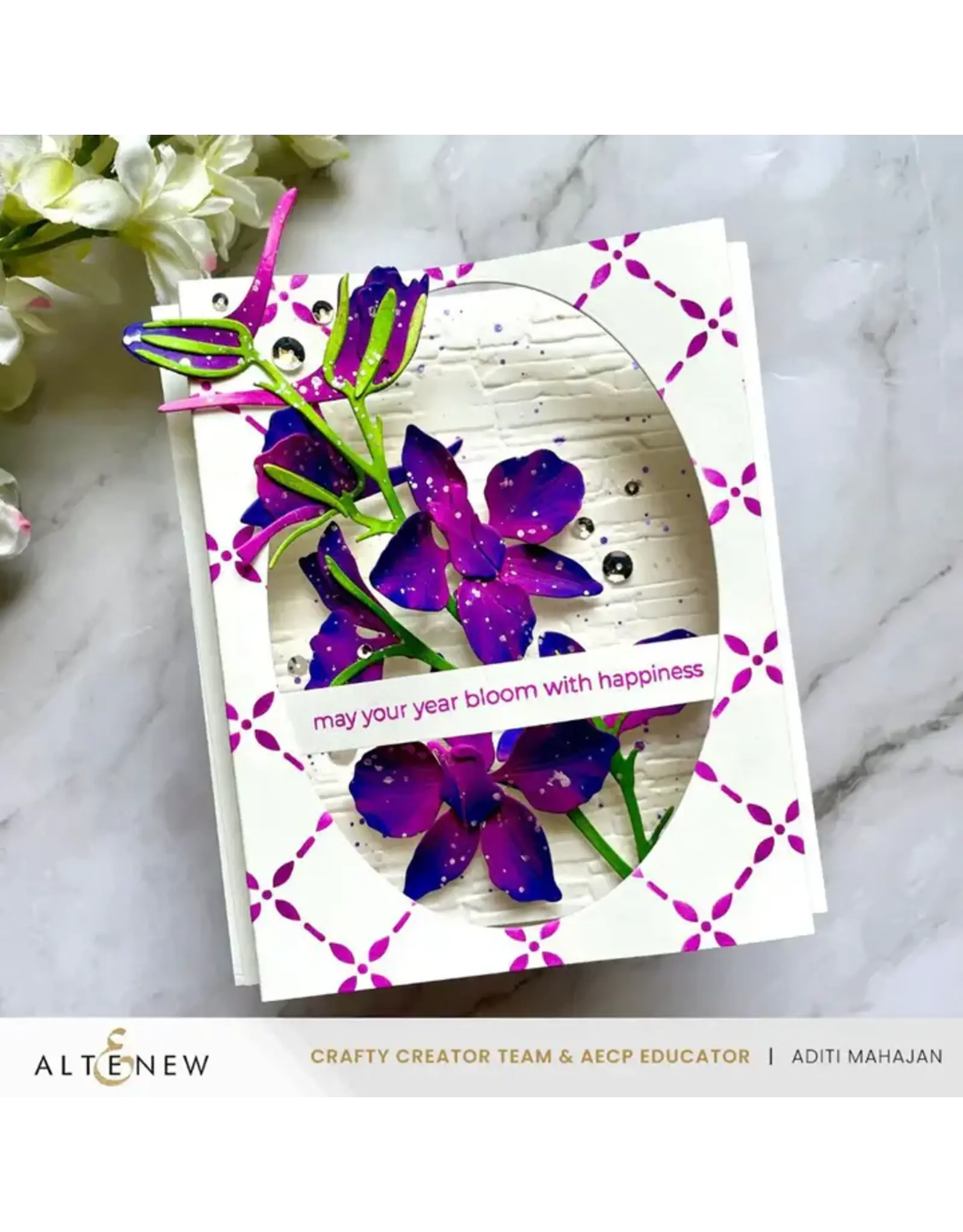 ALTENEW ALTENEW CRAFT-A-FLOWER: LARKSPUR LAYERING DIE SET