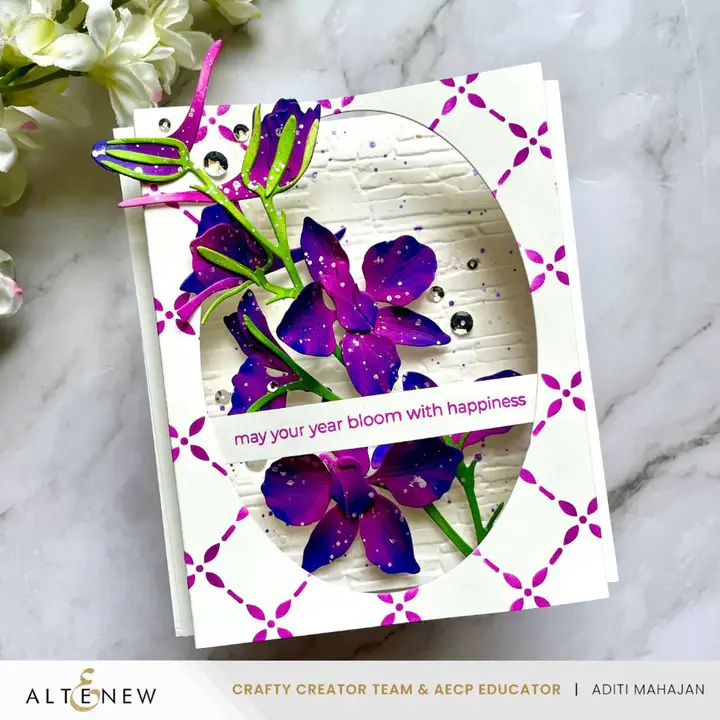 ALTENEW ALTENEW CRAFT-A-FLOWER: LARKSPUR LAYERING DIE SET