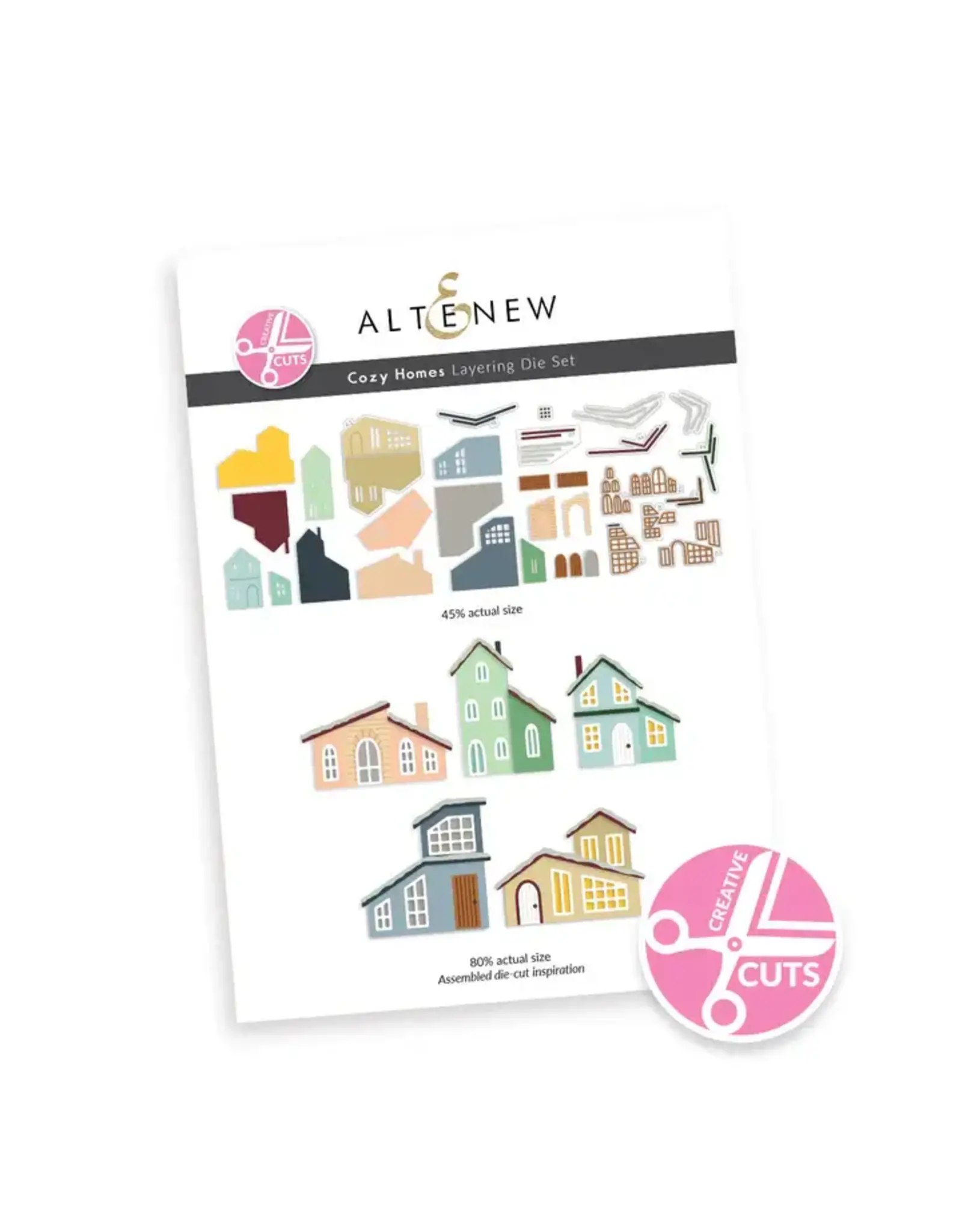 ALTENEW ALTENEW CREATIVE CUTS: COZY HOMES LAYERING DIE SET
