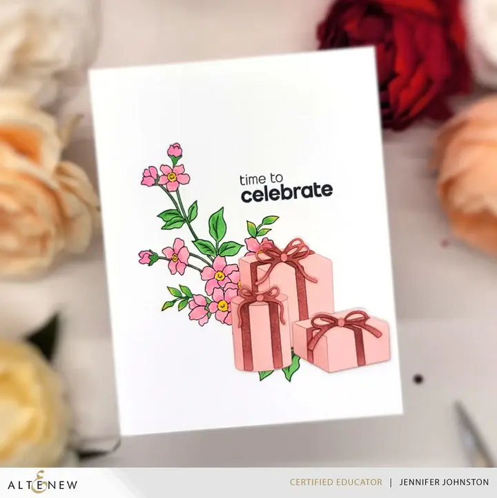 ALTENEW ALTENEW MINI DELIGHT: TIME TO CELEBRATE CLEAR STAMP & DIE SET