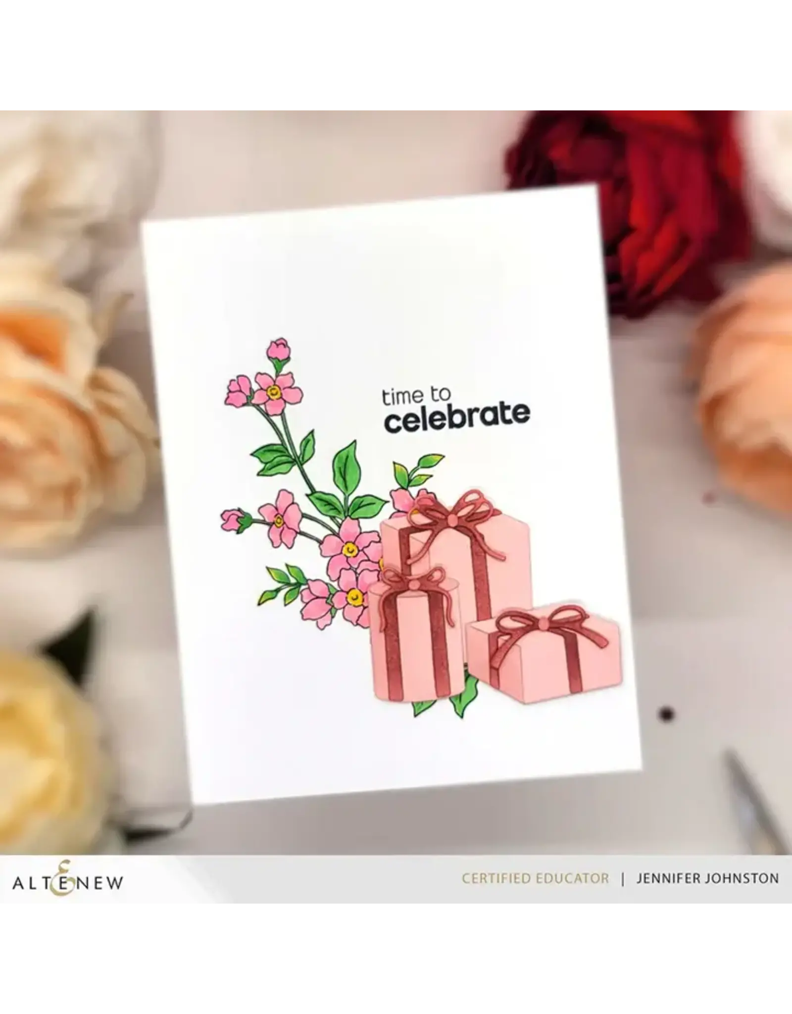 ALTENEW ALTENEW MINI DELIGHT: TIME TO CELEBRATE CLEAR STAMP & DIE SET