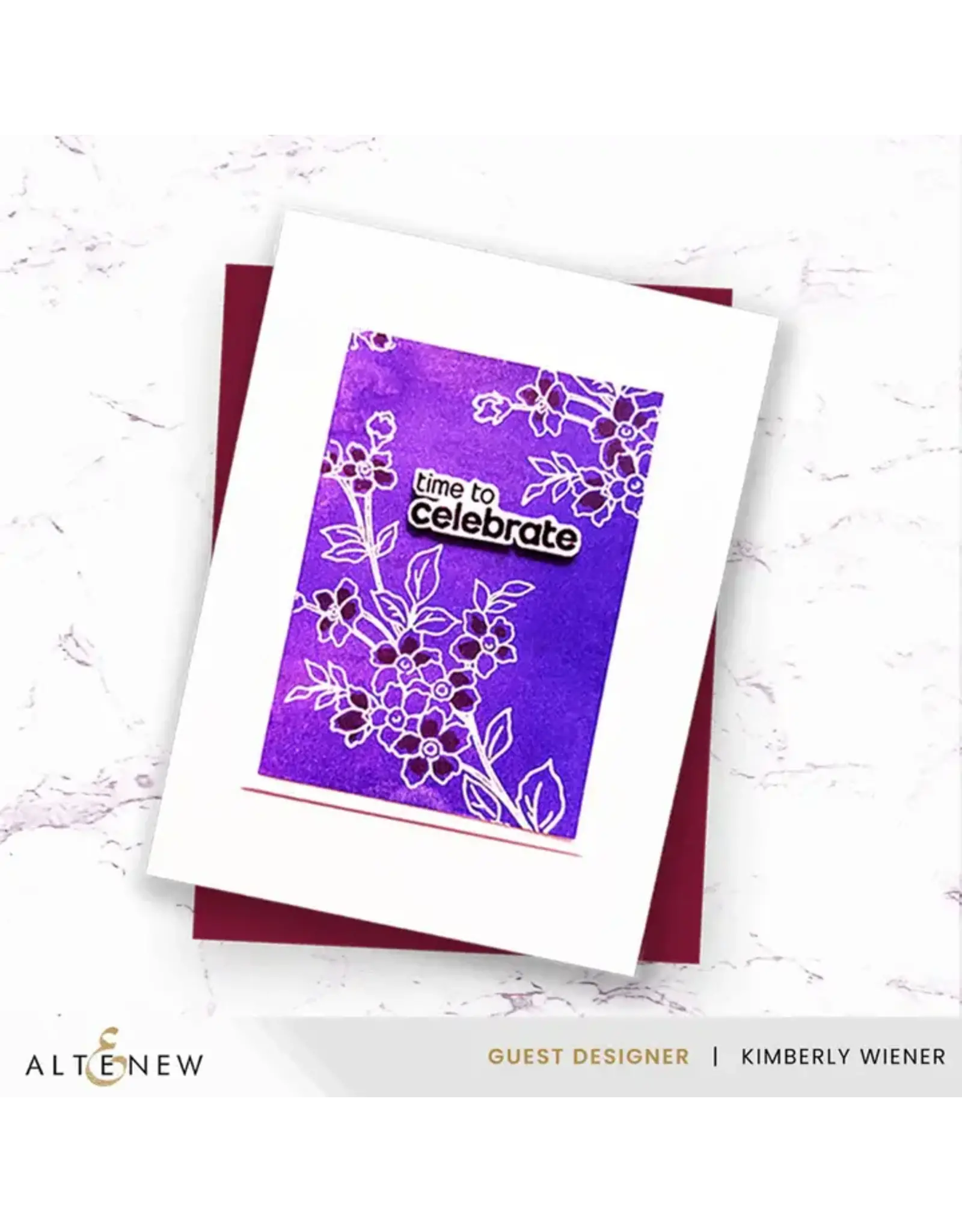ALTENEW ALTENEW MINI DELIGHT: TIME TO CELEBRATE CLEAR STAMP & DIE SET