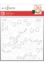 ALTENEW ALTENEW ELEGANT BOWS BUILDER STENCIL SET 4/PK