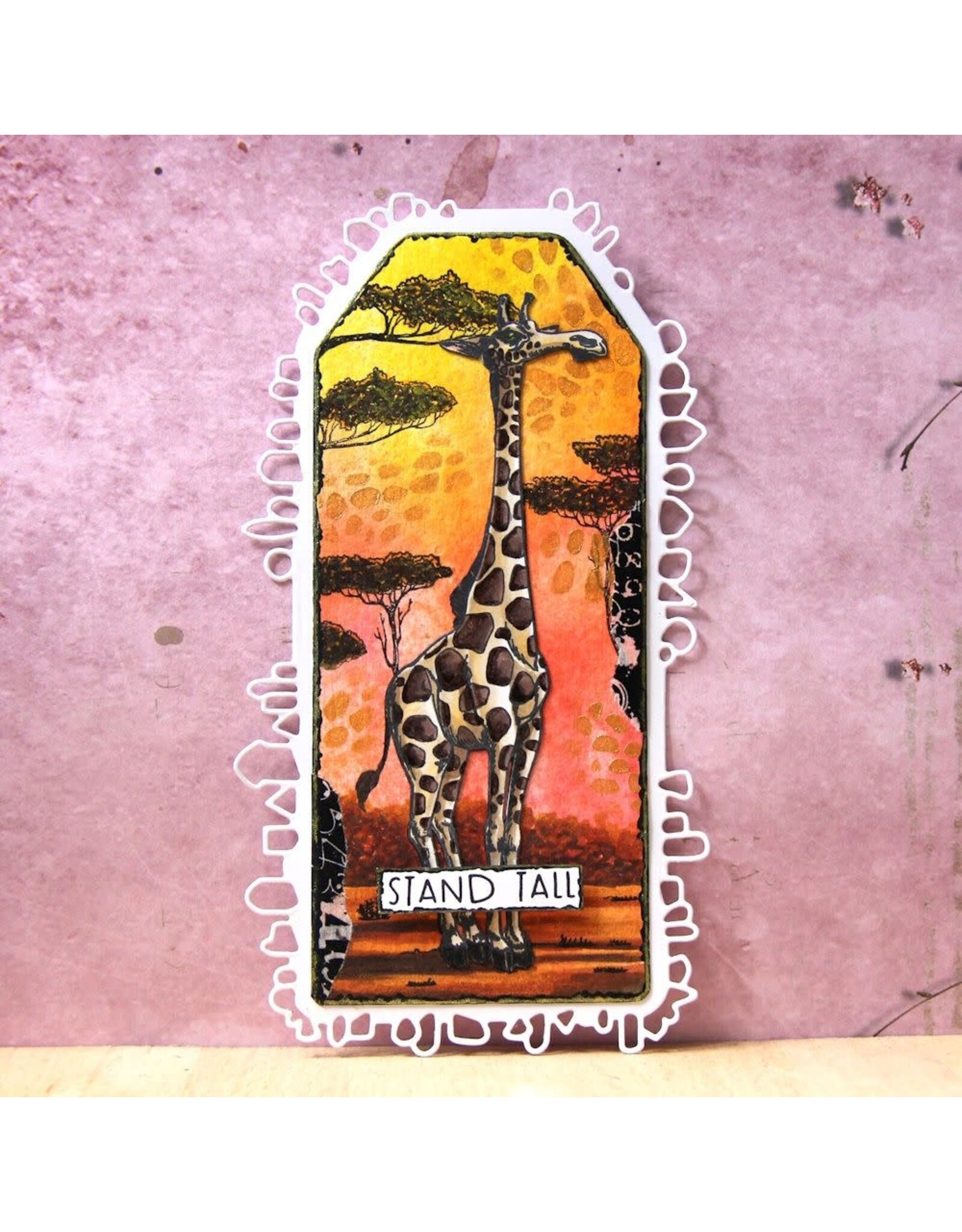 AALL & CREATE AALL & CREATE AUTOUR DE MWA #1127 SKY'S THE LIMIT A6 CLEAR STAMP SET