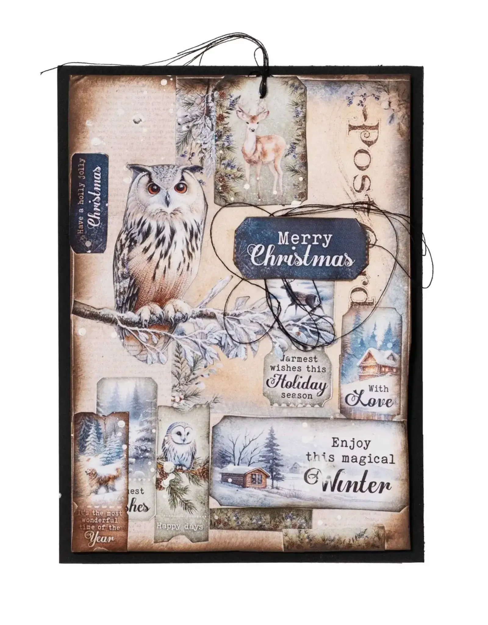 STUDIOLIGHT STUDIOLIGHT ESSENTIALS WINTER WONDERLAND MINI PAPER PAD