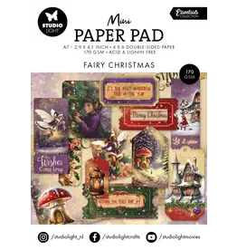 STUDIOLIGHT STUDIOLIGHT ESSENTIALS FAIRY CHRISTMAS MINI PAPER PAD