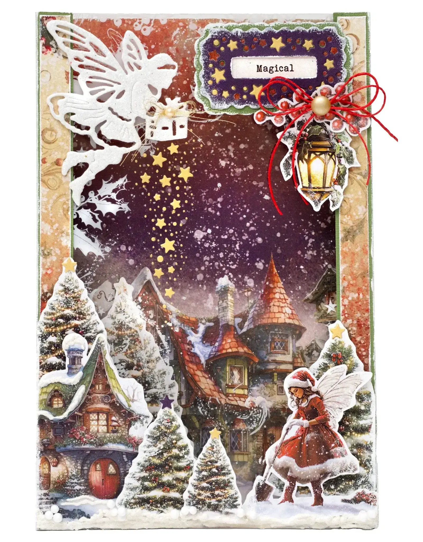 STUDIOLIGHT STUDIOLIGHT FAIRY CHRISTMAS PAPER PAD DIE-CUTS